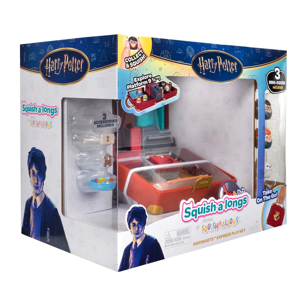 Squishmallows: Squish-a-longs - Harry Potter Hogwarts Express Playset