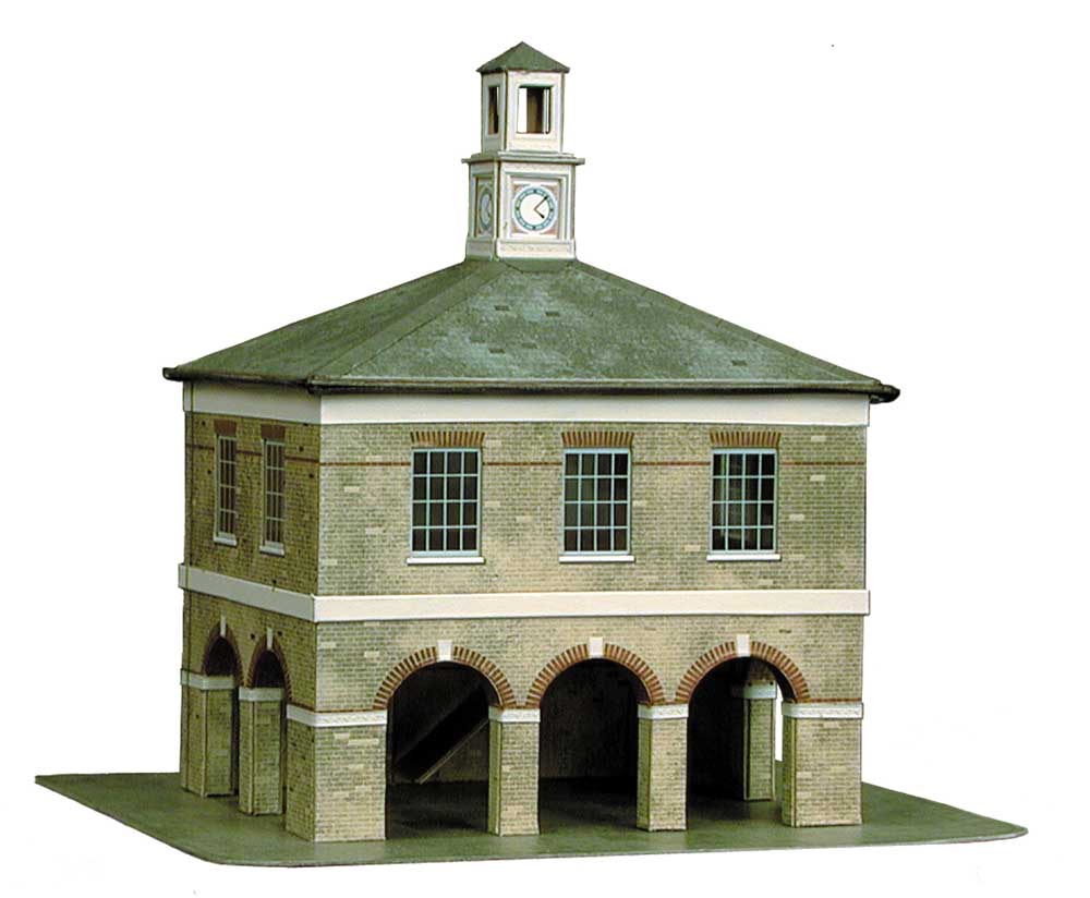 Superquick Market House Card Kit OO Gauge SQB35
