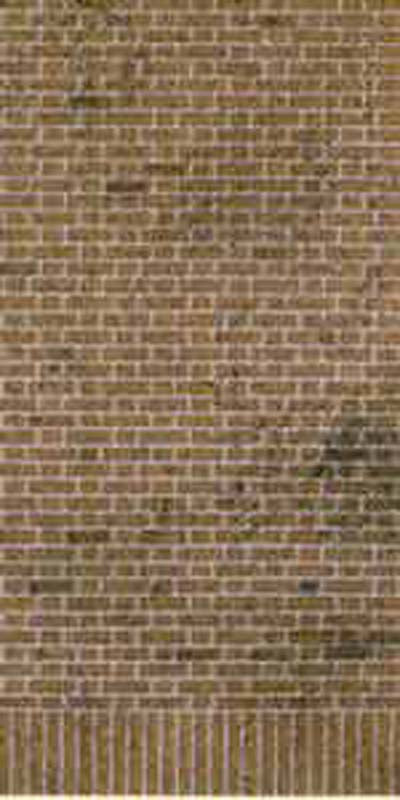 Superquick Red Brick Building Papers OO Gauge SQD1