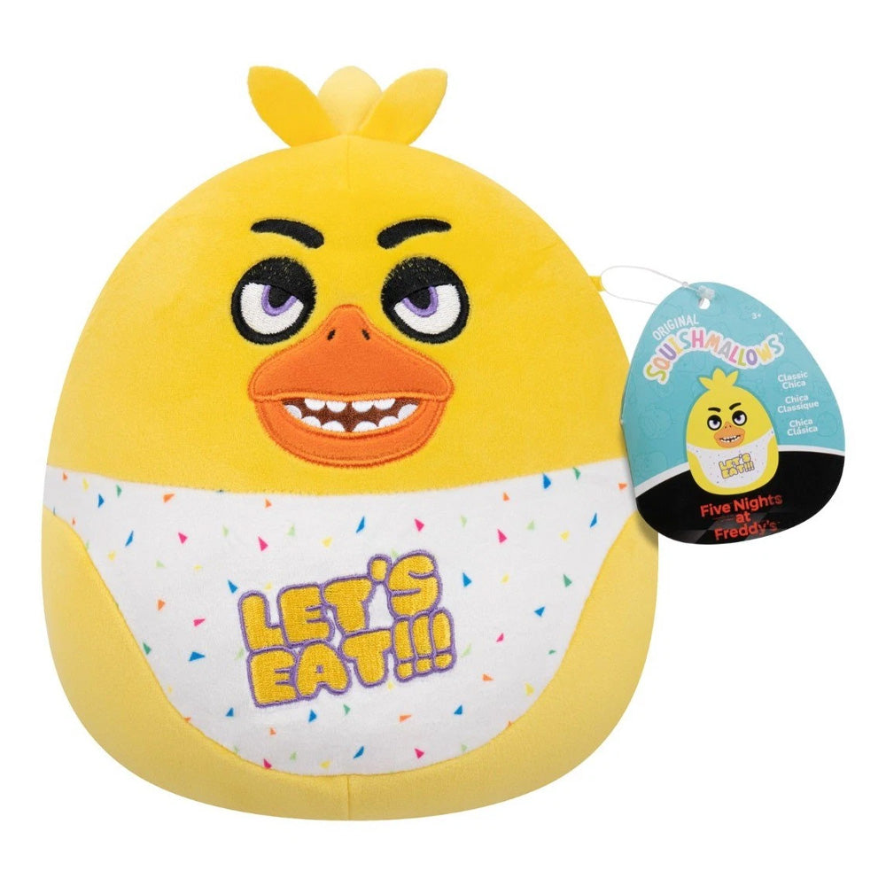 Squishmallows: Five Nights At Freddy's - Classic Chica 8" Plush Soft Toy