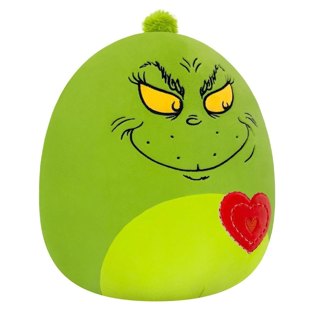 Squishmallows The Grinch w/Heart Christmas 8" Plush Soft Toy