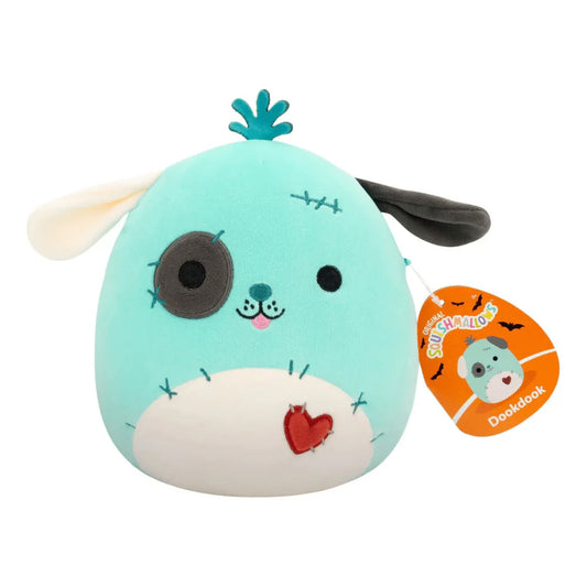 Squishmallows Halloween Dookdook the Patchwork Dog 7.5" Plush Soft Toy