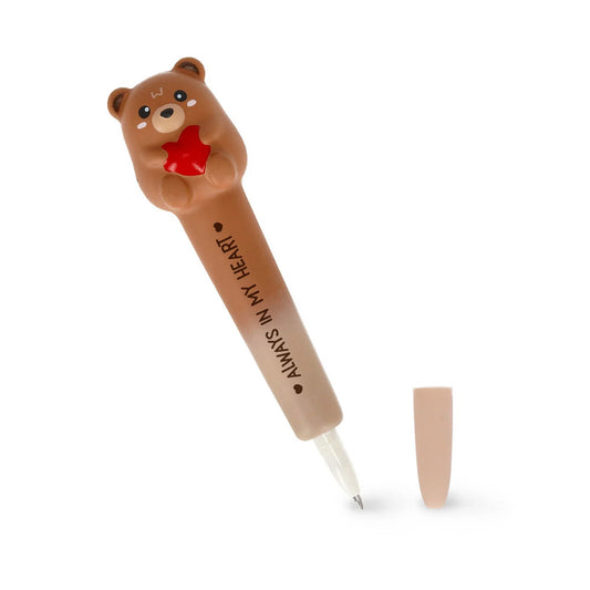 Legami Squishy Gel Pen - Squeezies - Teddy Bear