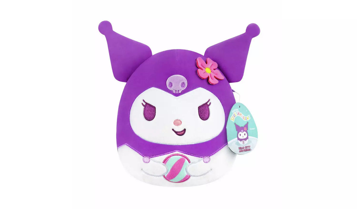 Squishmallows Hello Kitty Seize the Moment Kuromi 8" Plush Soft Toy