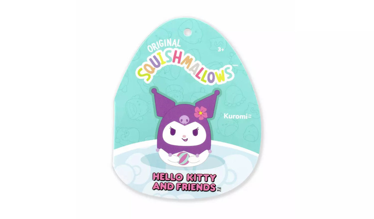Squishmallows Hello Kitty Seize the Moment Kuromi 8" Plush Soft Toy