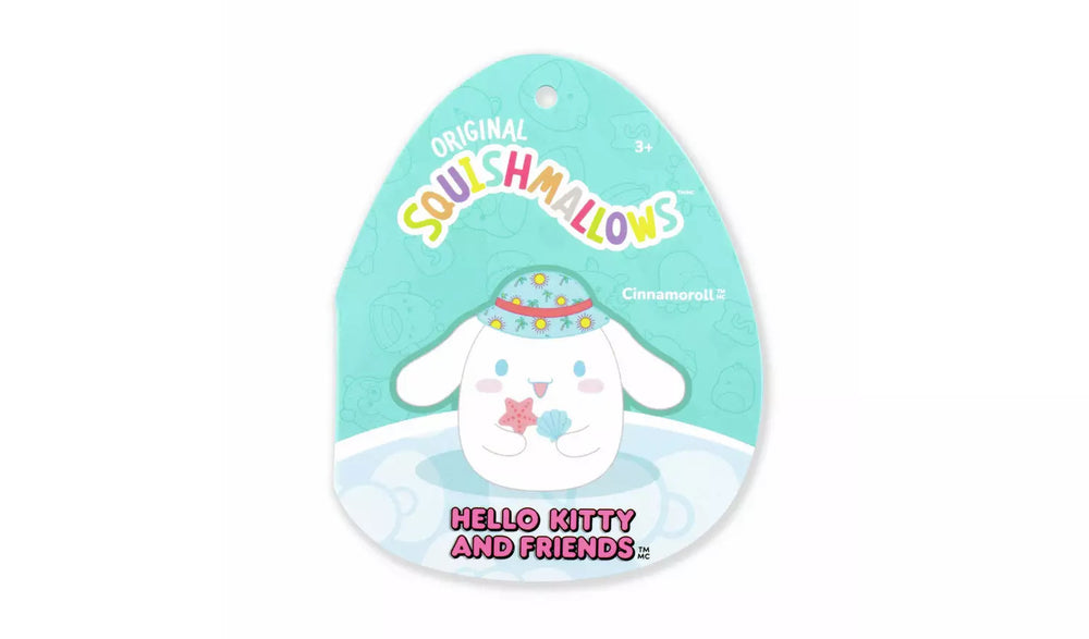 Squishmallows Hello Kitty Seize the Moment Cinnamoroll 8" Plush Soft Toy