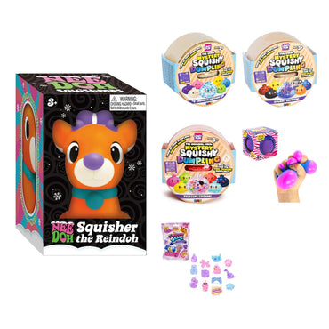 NeeDoh Squisher the Reindoh Mystery Mix Bundle