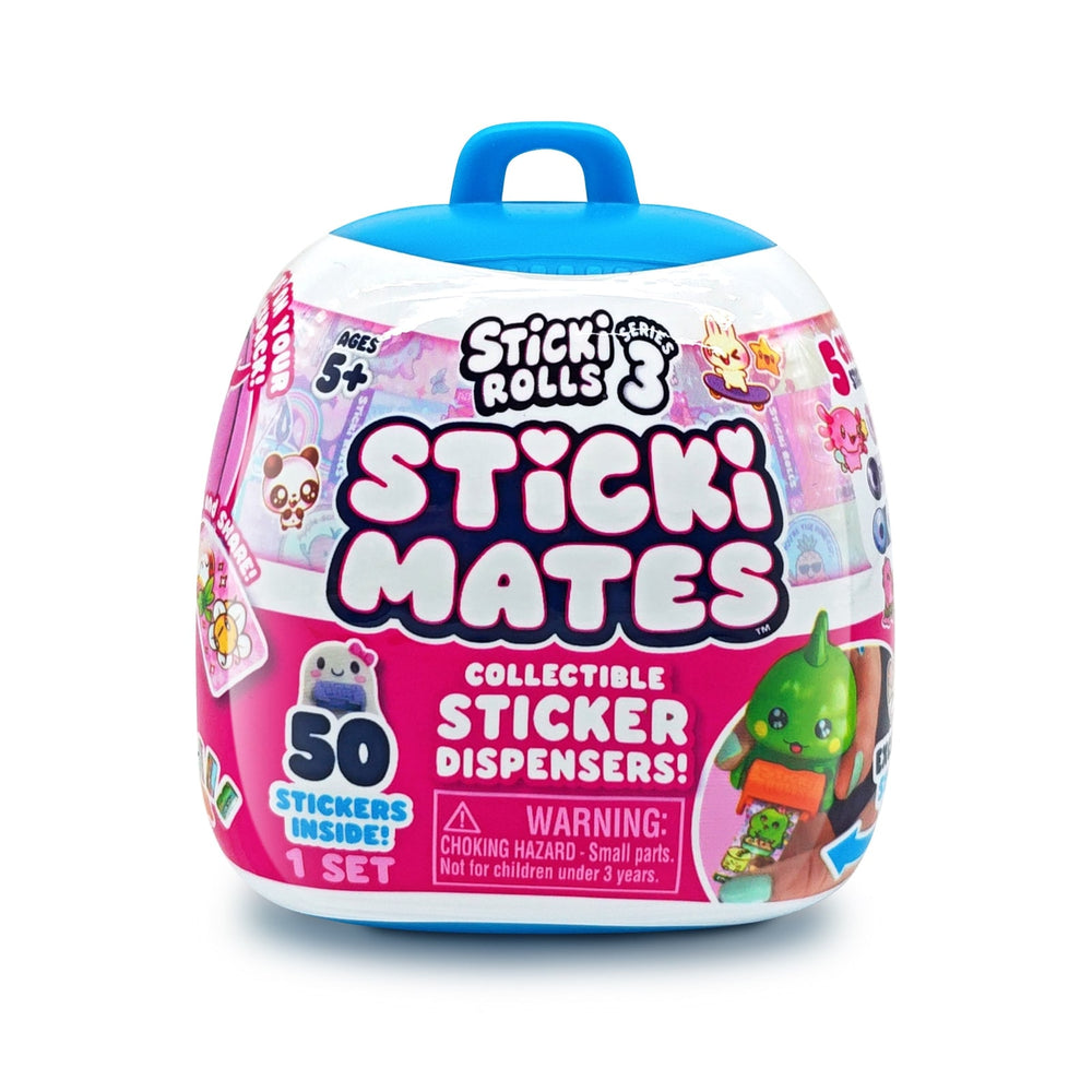 Sticki Rolls Sticki Mates Collectable Sticker Dispenser Mystery Character