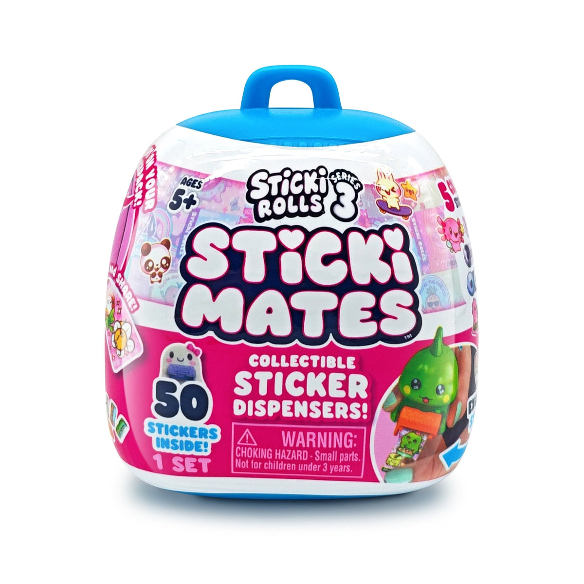Sticki Rolls Sticki Mates Collectable Sticker Dispenser Mystery Character