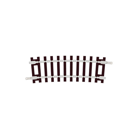 PECO ST-227 No.2 Radius Half Curve 438mm Single Length Setrack OO/HO Track