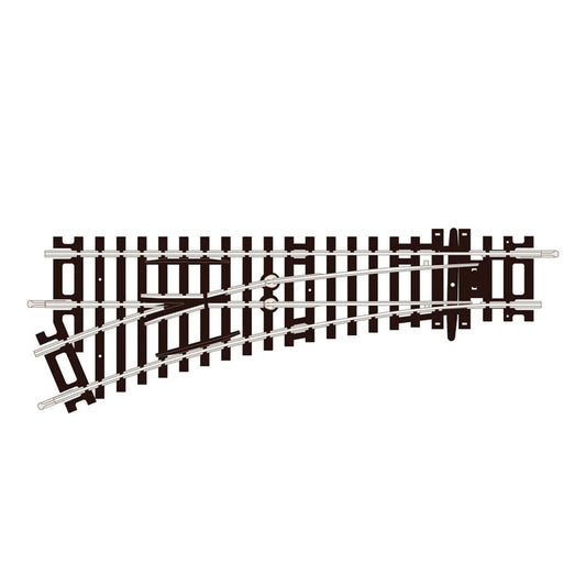 PECO ST-241 No.2 Radius Left Hand Turnout Insulfrog Setrack OO/HO Track
