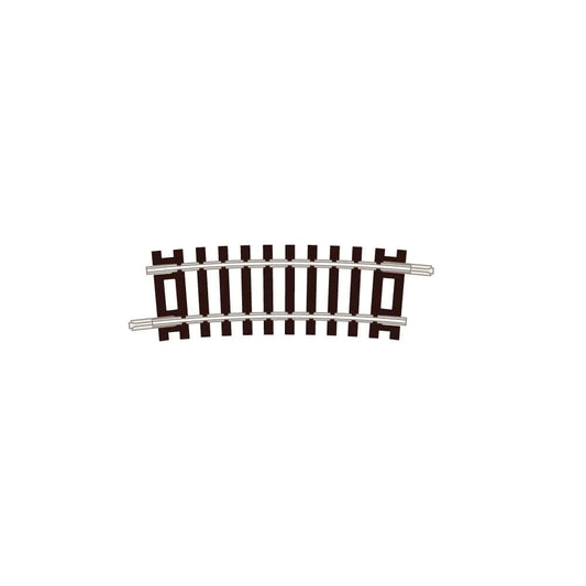 PECO ST-4 No.1 Radius Half Curve 228mm (9in) Single Setrack N Gauge Track