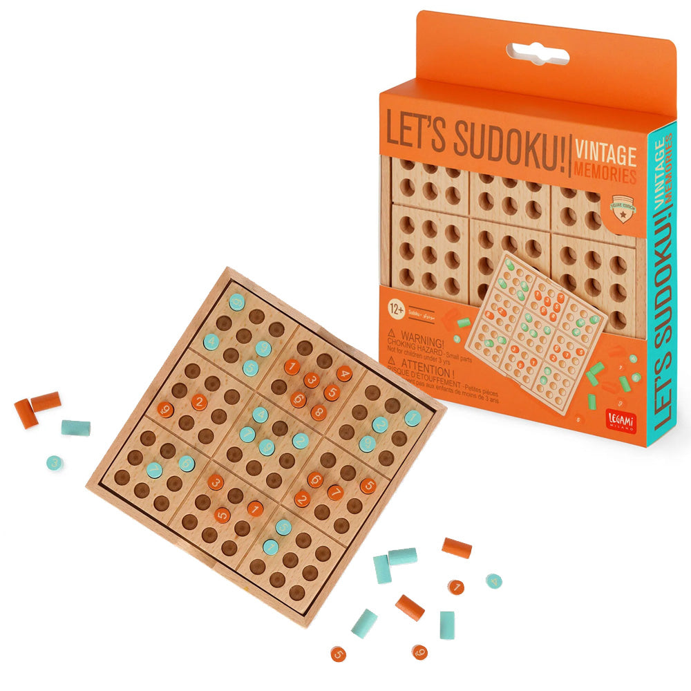Legami Let's Sudoko! Wooden Sudoku Game