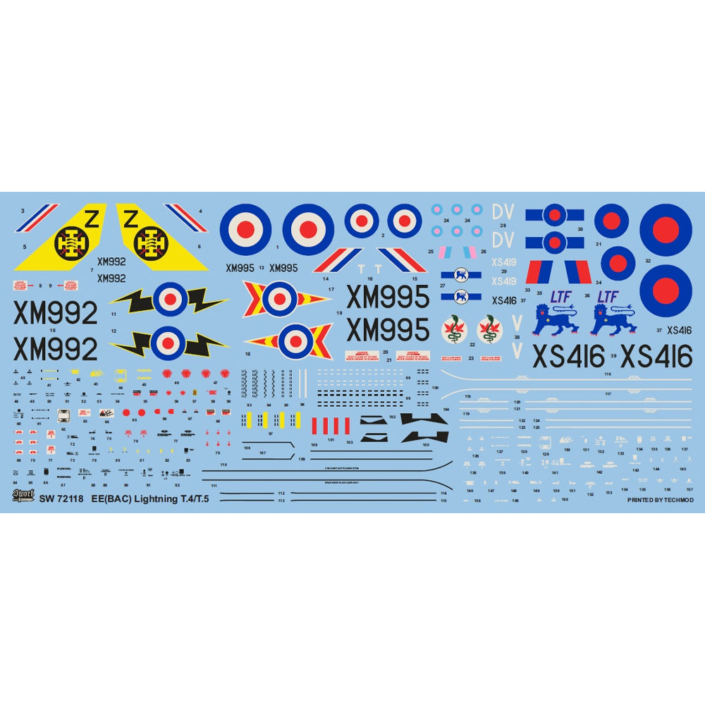 Sword 72118 BAC/EE Lightning T.4/T.5 1:72 Model Kit