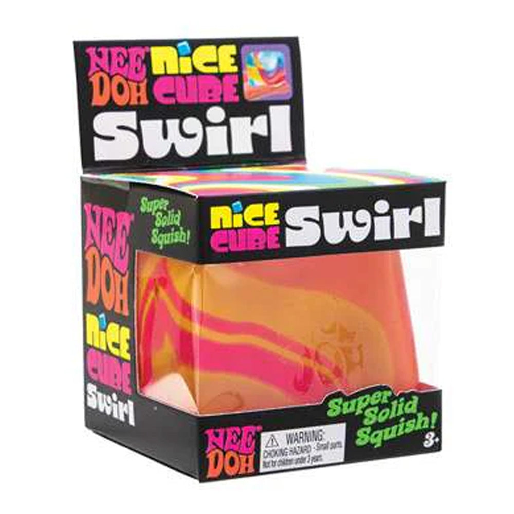 NeeDoh Nice Cube Swirl Fidget Stress Toy Age 3+
