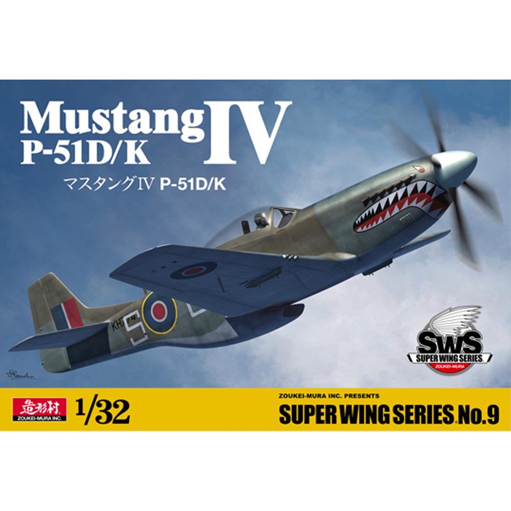 Zoukei Mura SWS09 Mustang P-51D/K 1:32 Plastic Model Kit