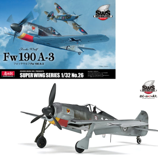 Zoukei Mura SWS26 Focke-Wulf FW 190 A-3 Super Wing Series 1:32 Model Kit