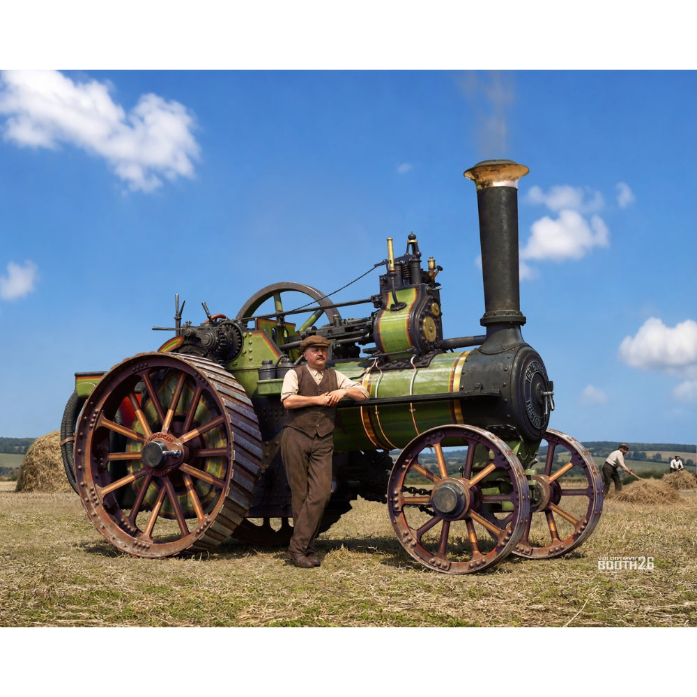 ScaleX 1901 Burrell Compound Traction Steam Engine 1:16 3D Printed Model Kit