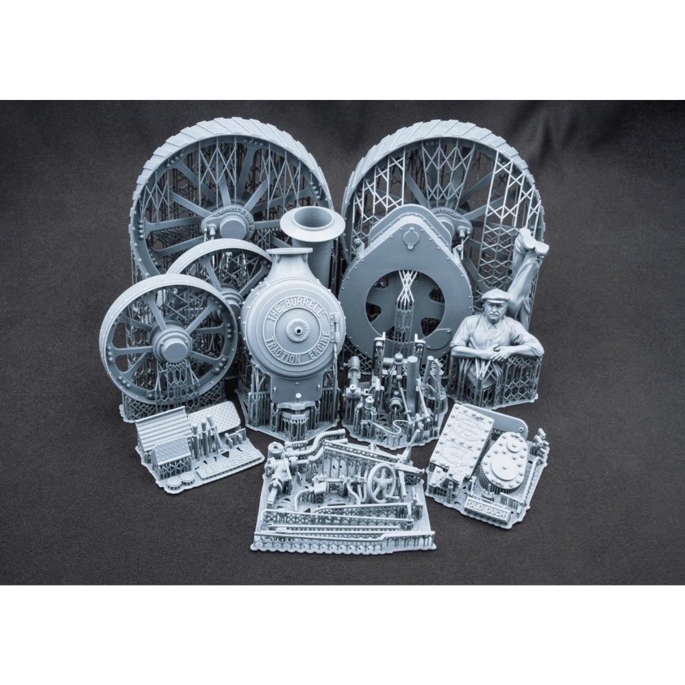 ScaleX 1901 Burrell Compound Traction Steam Engine 1:16 3D Printed Model Kit