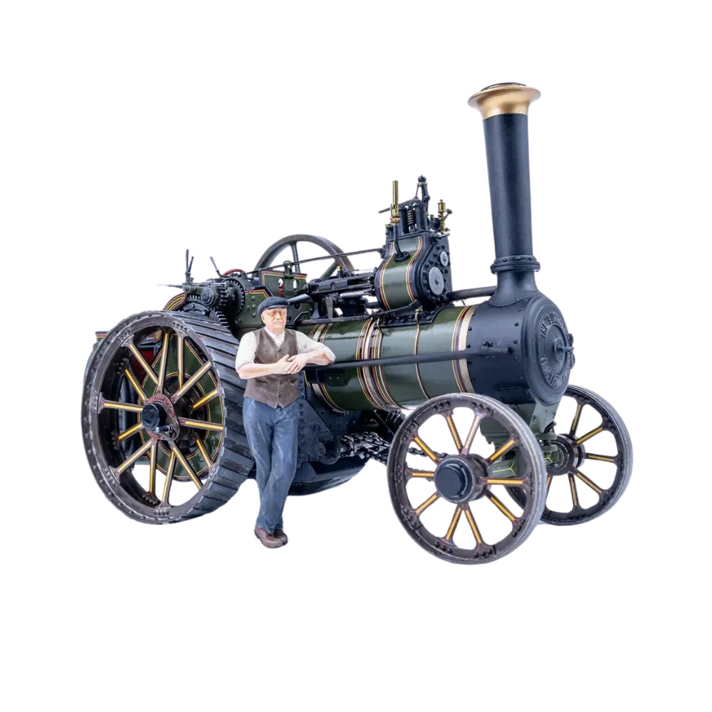 SteamX by ScaleX 1901 Burrell Compound Traction Steam Engine 1:35 3D Printed Model Kit