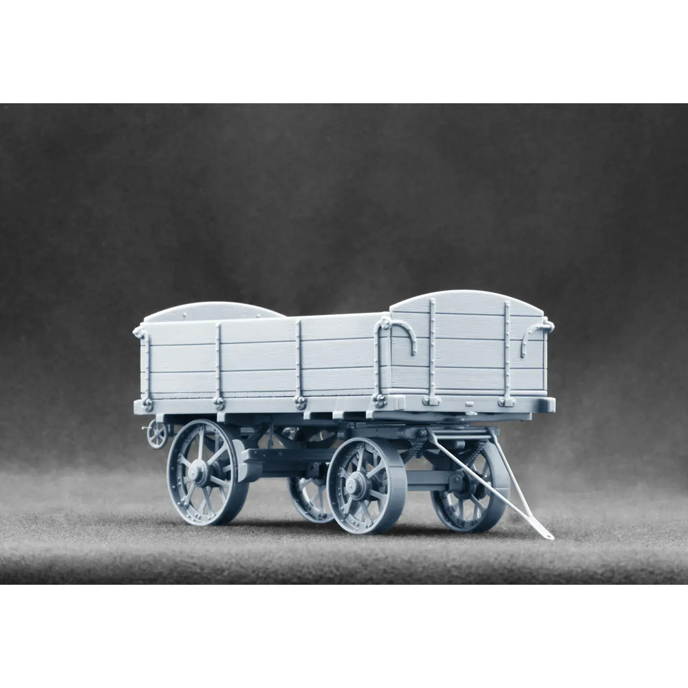 SteamX by ScaleX Traction Engine Wagon Trailer 1:35 3D Printed Model Kit