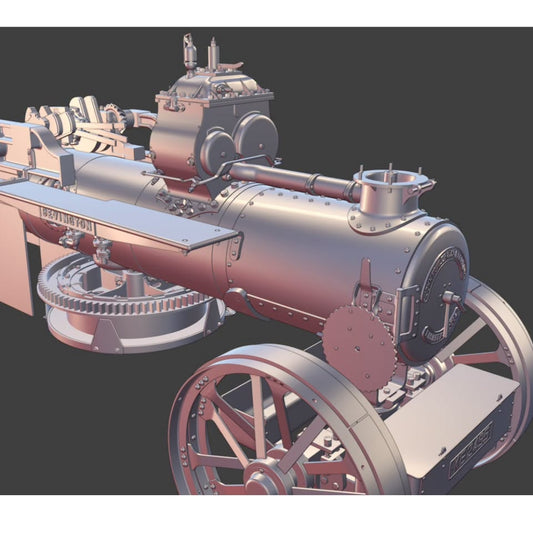 SteamX by ScaleX Fowler K7 Steam Engine 1:35 3D Printed Model Kit