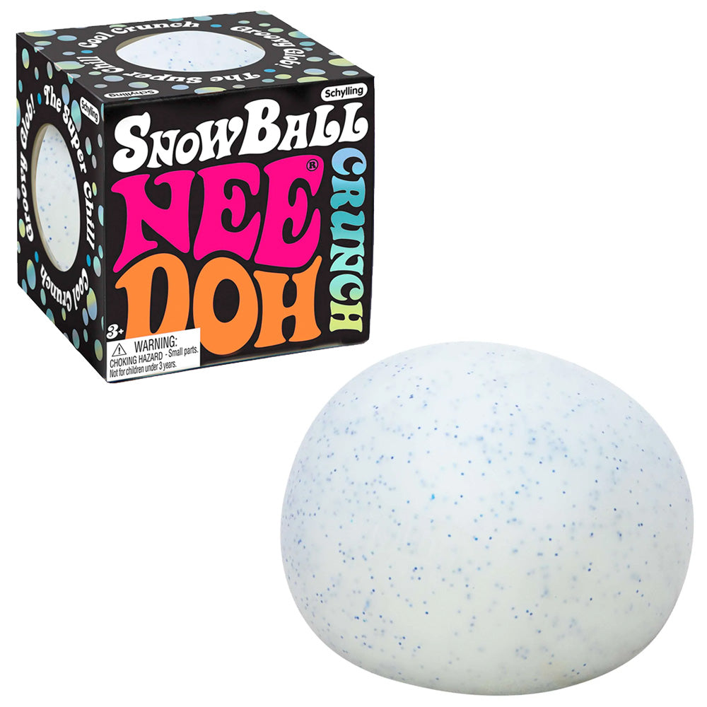 NeeDoh Snow Ball Crunch Fidget Stress Toy