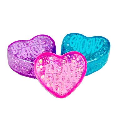 NeeDoh Teenie Sparkle Hearts Small Sparkly Valentine's Day