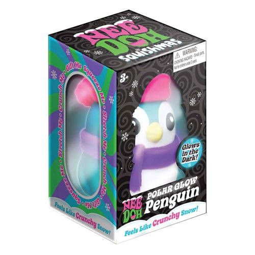 NeeDoh Polar Glow Penguin - Assorted