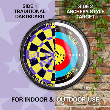 Target Luke Littler Magnetic Dartboard Set for Kids - Double Sided