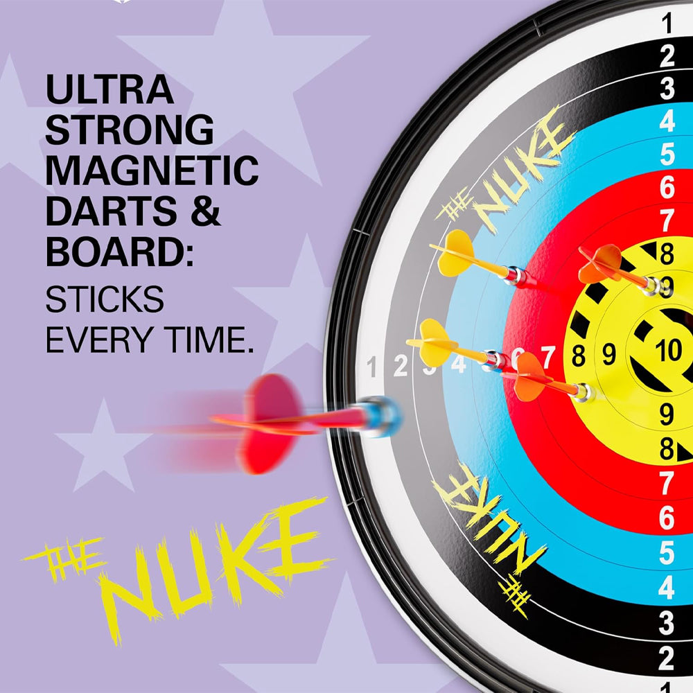 Target Luke Littler Magnetic Dartboard Set for Kids - Double Sided