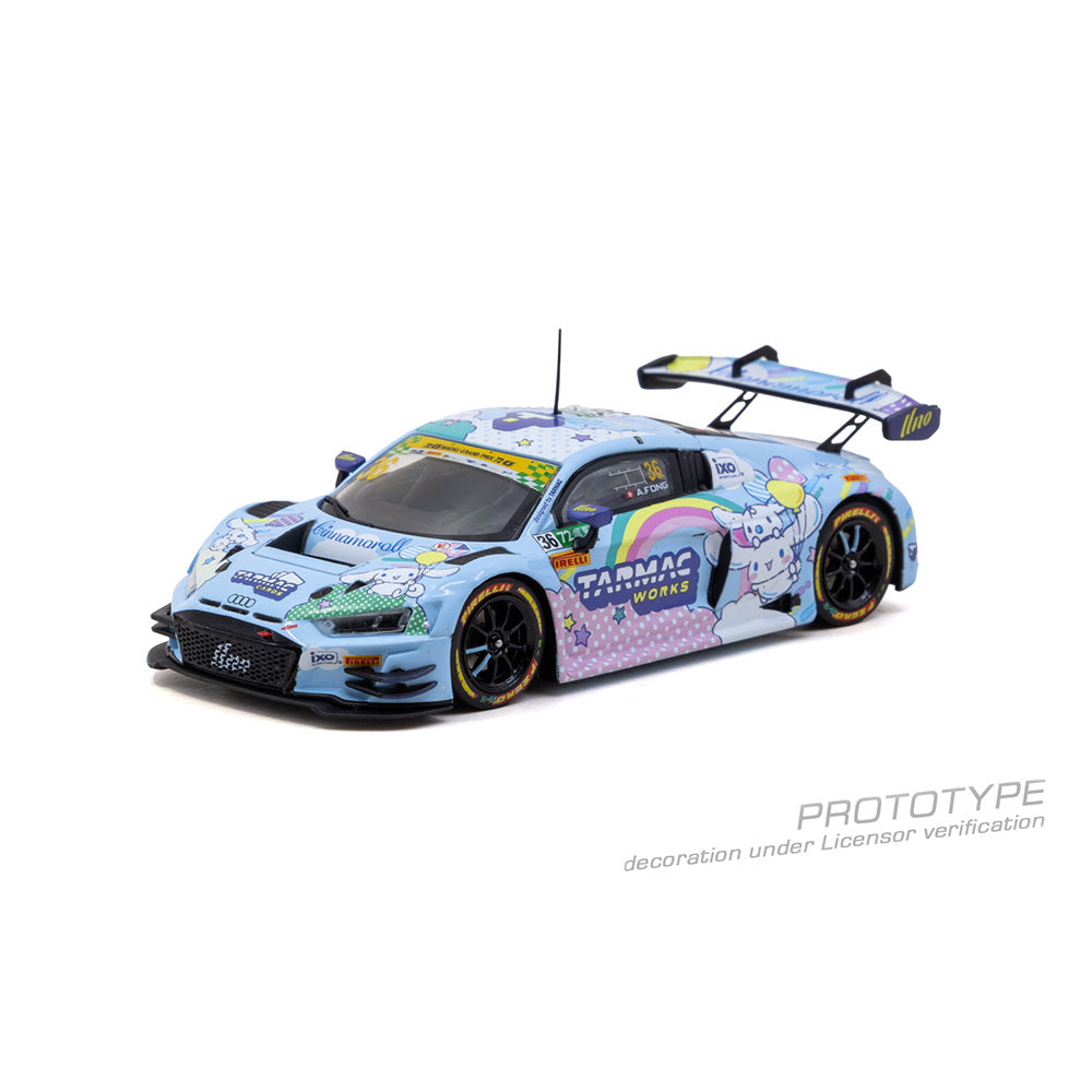 Tarmac Works Audi R8 LMS GT3 Evo II Macau FIA GT Cinnamoroll 1:43 Diecast Car