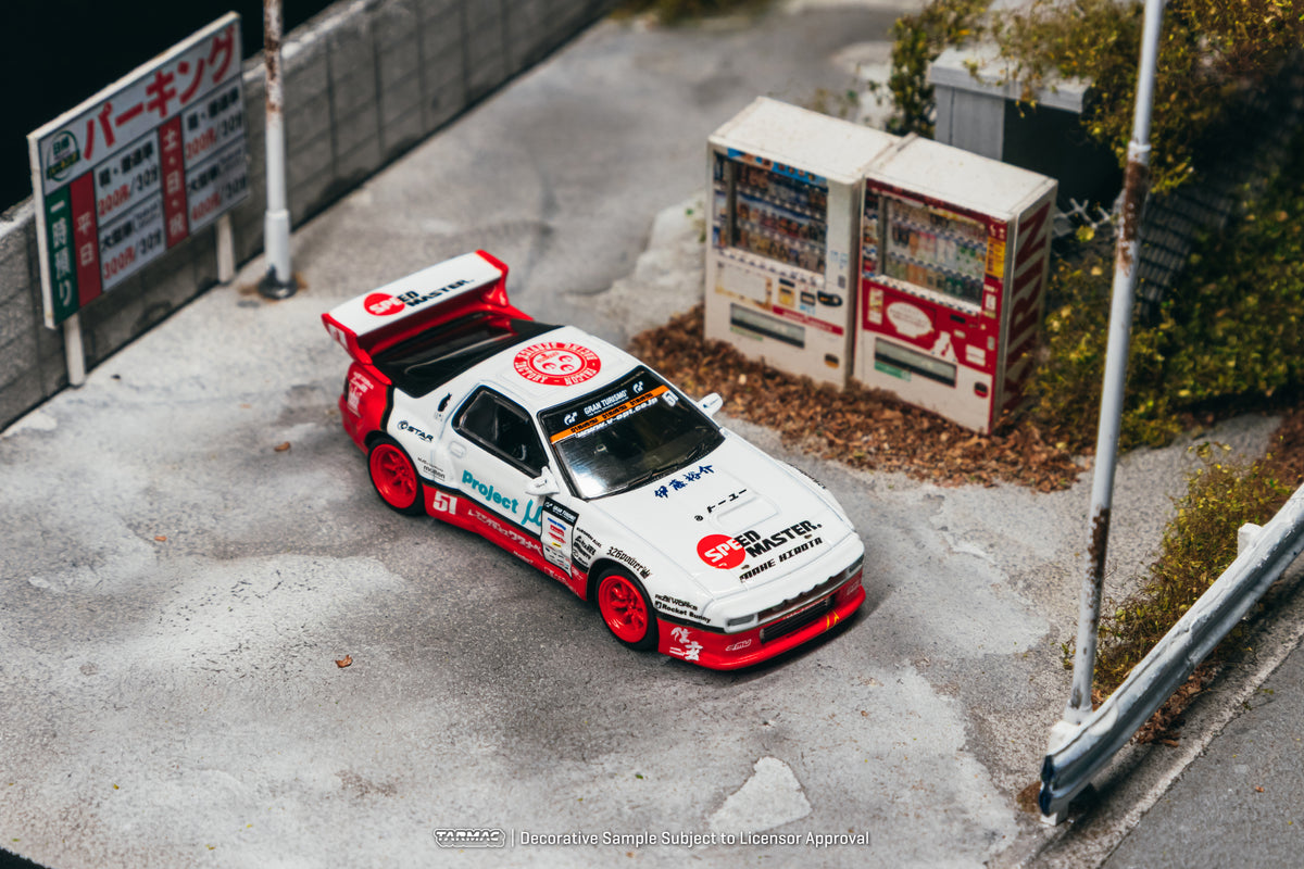 Tarmac Works Pandem Mazda RX-7 FC3S Watanabe 1:64 Diecast Model