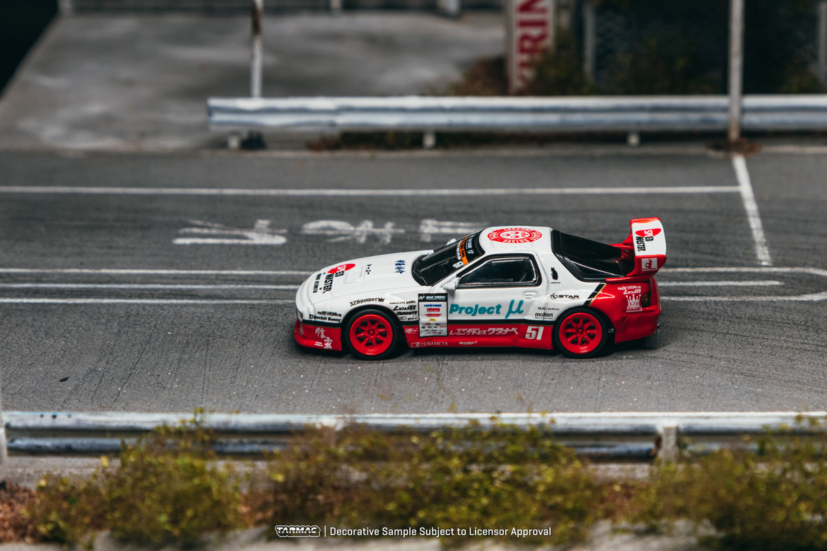 Tarmac Works Pandem Mazda RX-7 FC3S Watanabe 1:64 Diecast Model