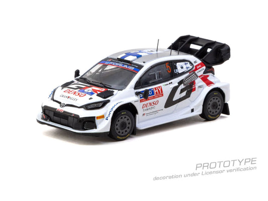 Tarmac Works Toyota GR Yaris Rally1 Hybrid Rally Finland 24 Sami 1:64 Diecast
