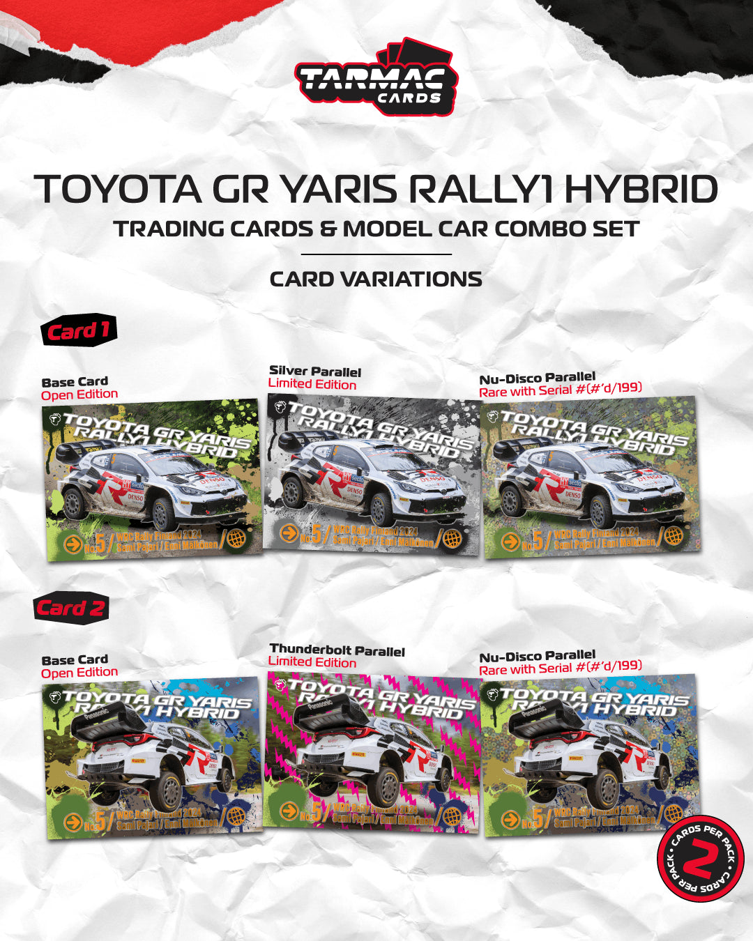 Tarmac Works Toyota GR Yaris Rally1 Hybrid Rally Finland 24 Sami 1:64 Diecast