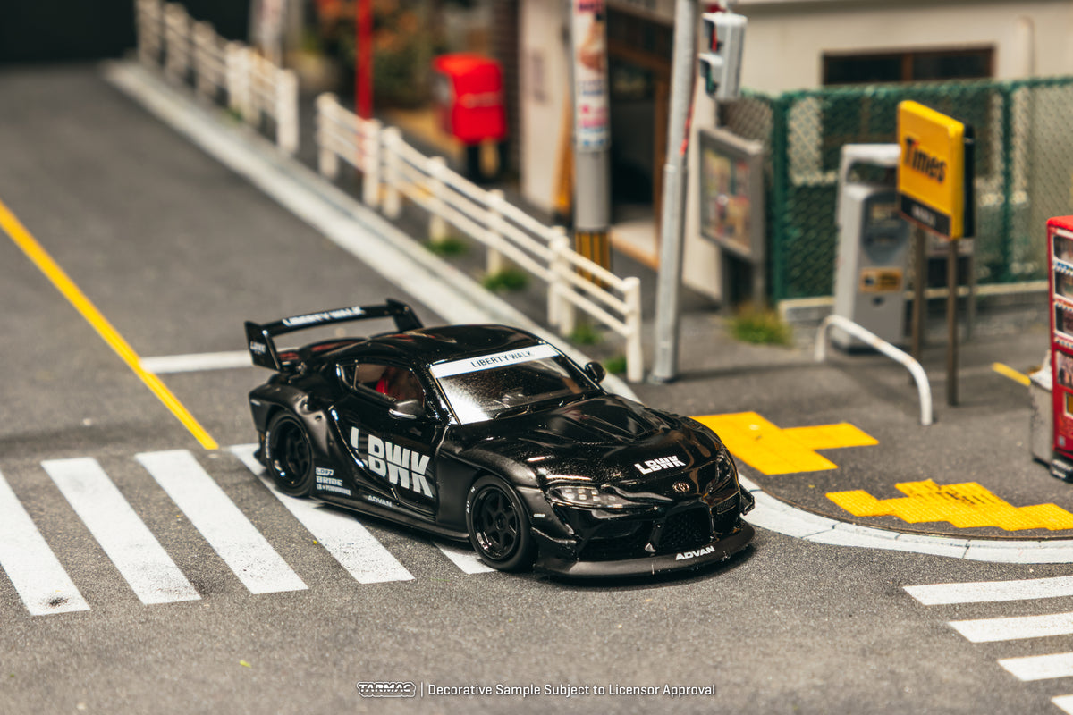 Tarmac Works LB-Works Toyota Supra (A90) Black 1:64 Diecast Model