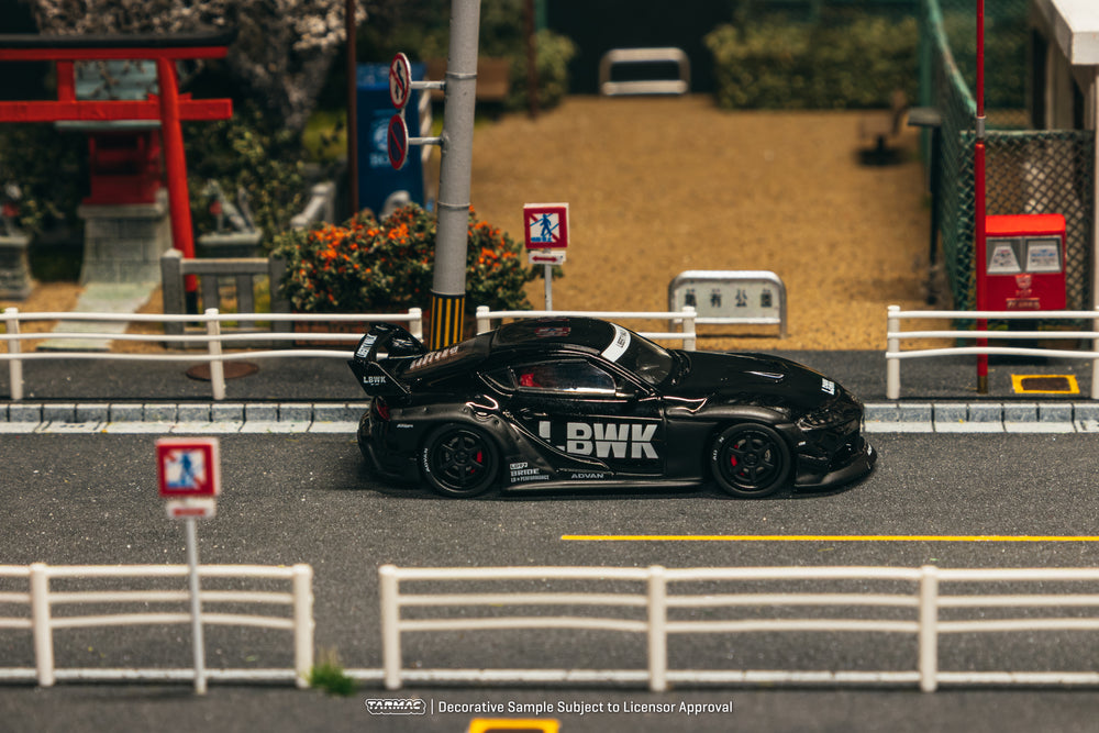 Tarmac Works LB-Works Toyota Supra (A90) Black 1:64 Diecast Model