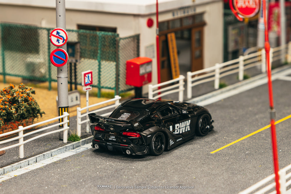 Tarmac Works LB-Works Toyota Supra (A90) Black 1:64 Diecast Model