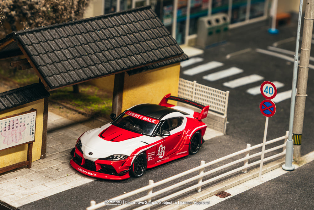 Tarmac Works LB-Works Toyota Supra (A90) Red 1:64 Diecast Model