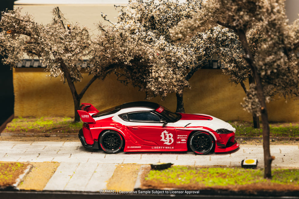 Tarmac Works LB-Works Toyota Supra (A90) Red 1:64 Diecast Model