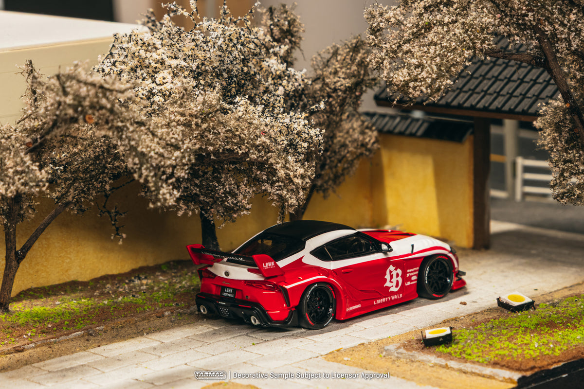 Tarmac Works LB-Works Toyota Supra (A90) Red 1:64 Diecast Model - image 5