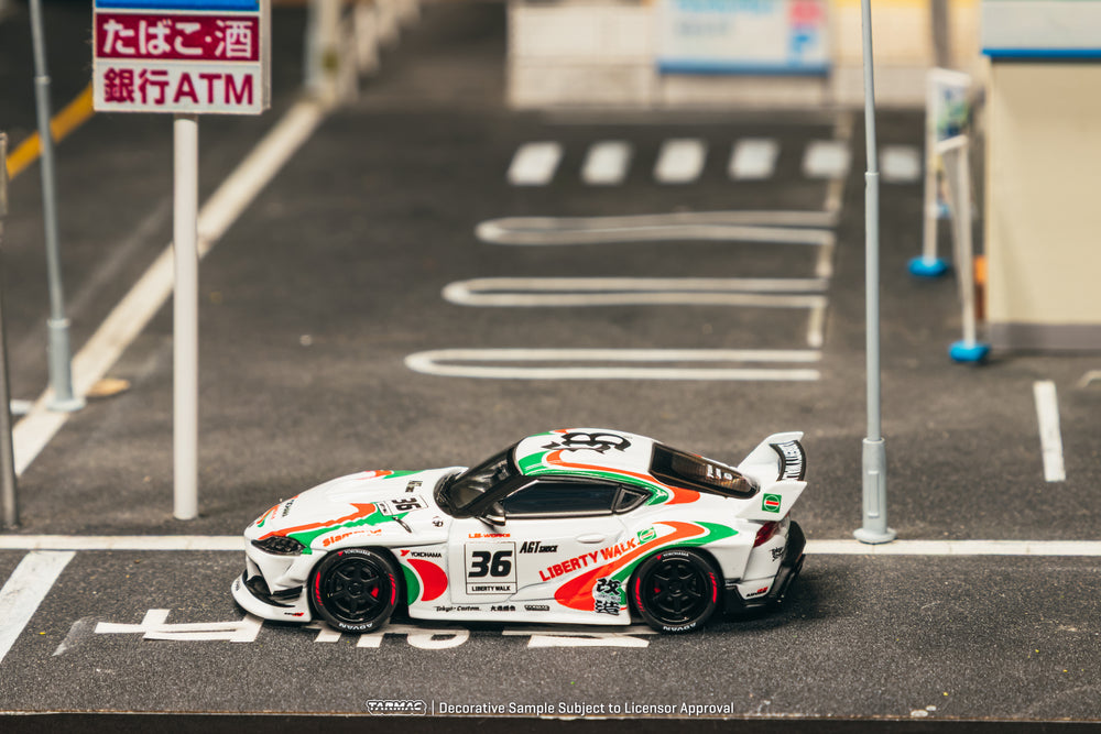 Tarmac Works LB-Works Toyota Supra (A90) White 1:64 Diecast Model