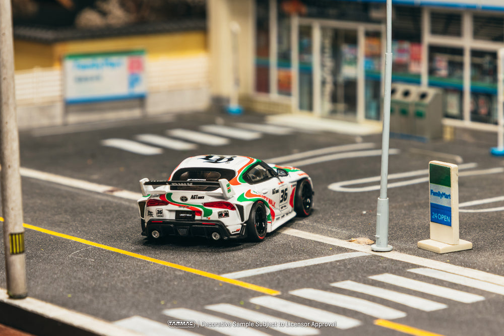 Tarmac Works LB-Works Toyota Supra (A90) White 1:64 Diecast Model