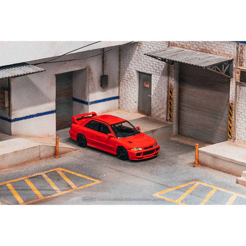 Tarmac Works Mitsubishi Lancer GSR Evolution III Red 1:64 Diecast Model 050