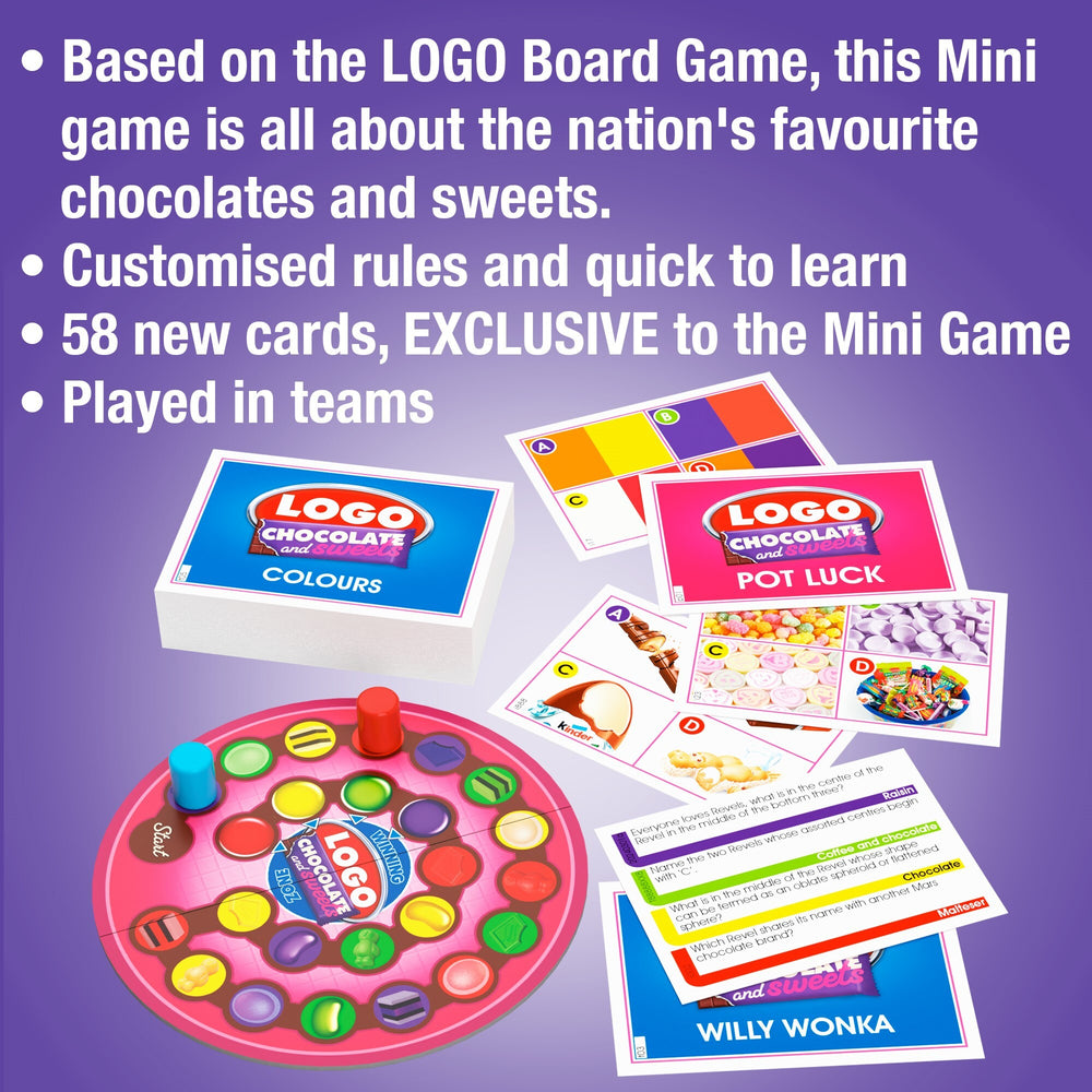 Drumond Park LOGO Chocolate & Sweets Mini Board Game Age 8+ T73766