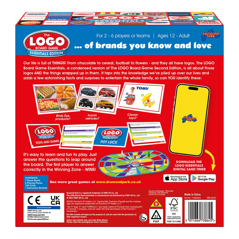 Drumond Park LOGO Board Game Second Edition Essentials Age 12+ T73864EN