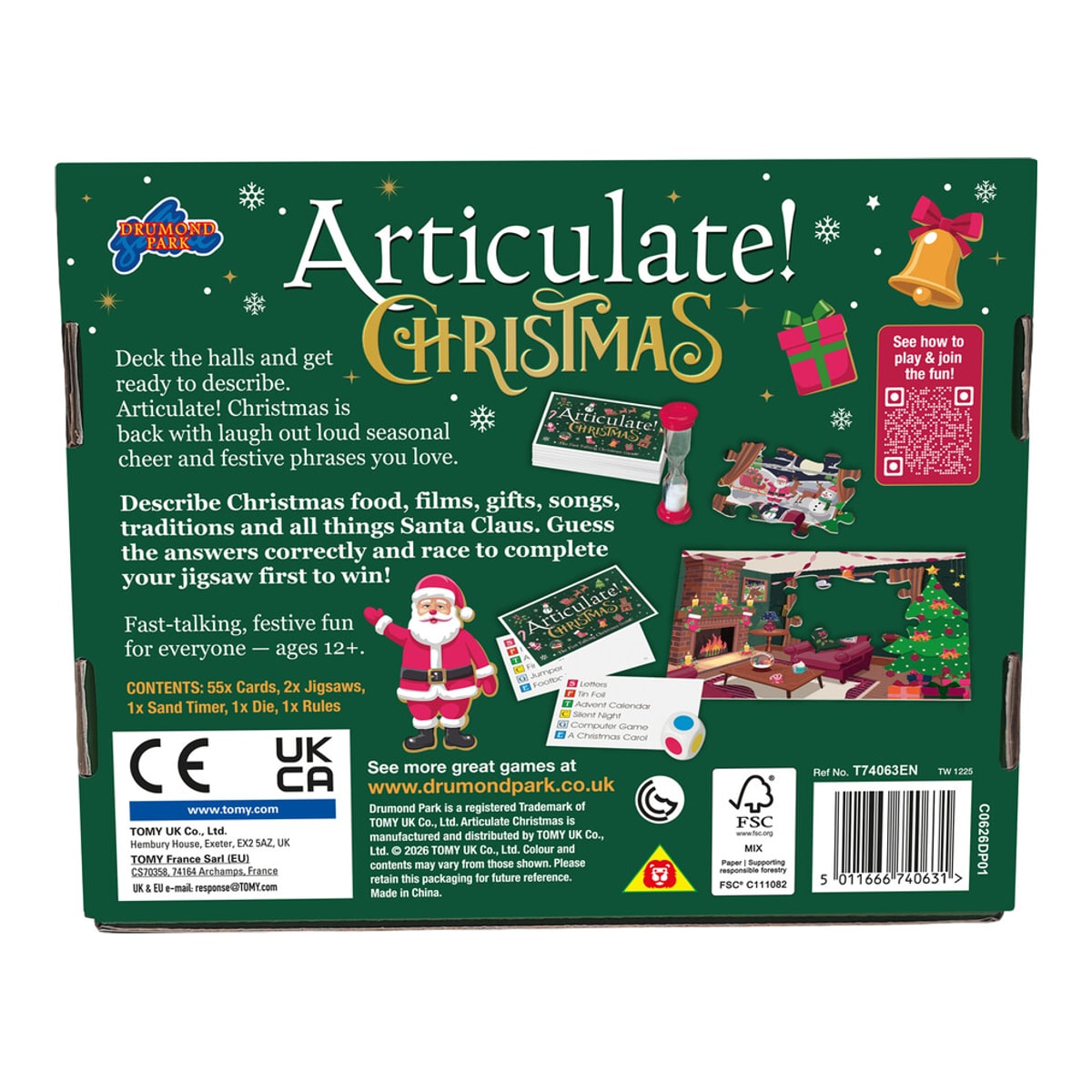 Drumond Park Articulate! Christmas Card Game T73972EN - image 5