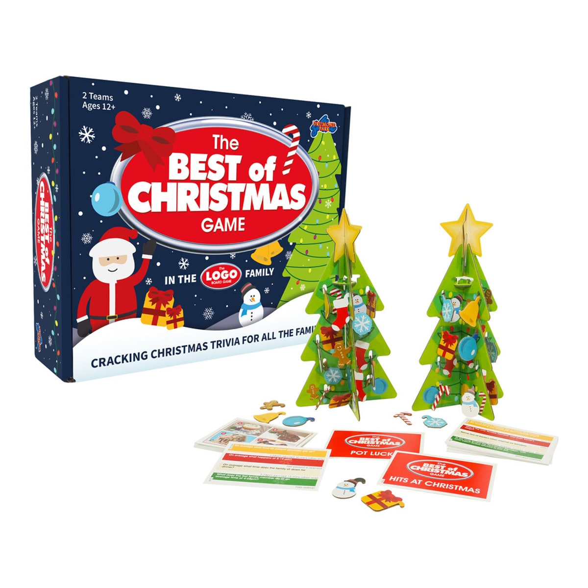 Drumond Park LOGO Christmas Mini Board Game T73973EN