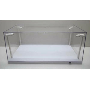 Triple 9 1:18 Car Display Case w/4 Adjustable LED Lights White Base